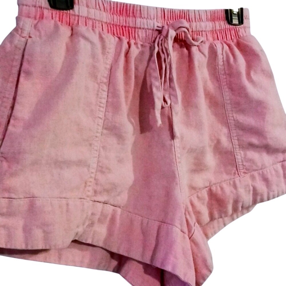 Universal‎ Thread Distressed Pink 2.5" Inseam Elastic/Drawstring Waist Shorts XS - Picture 2 of 5